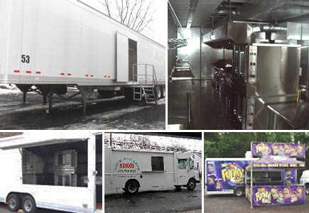 Mobile kitchen unit in Wayne, NJ.