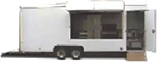 Side view of our mobile kitchen unit in Wayne, NJ.